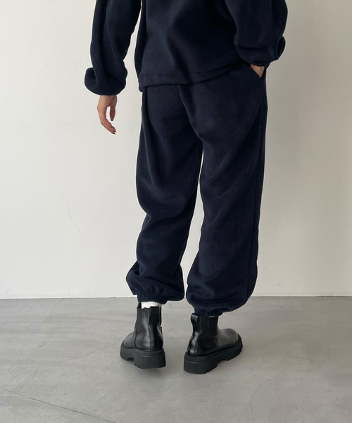「CANAL JEAN」 イージーパンツ ONE SIZE ネイビー レディース_画像3