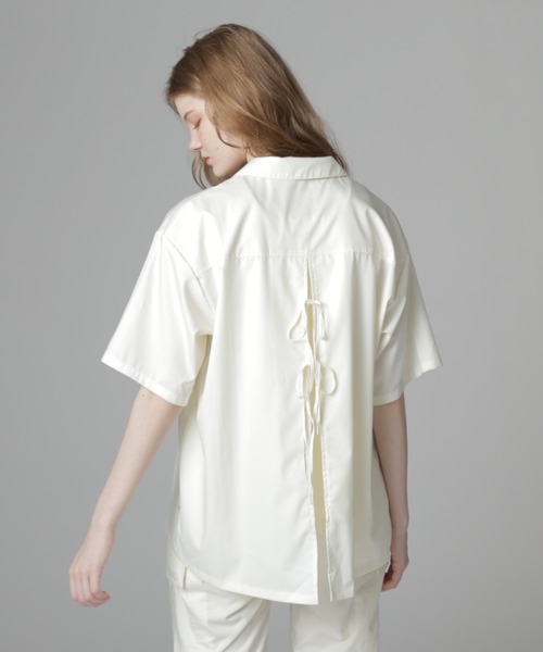 AVIREX ブラウス シャツ 「直営店限定」BACK RIBON TENCEL