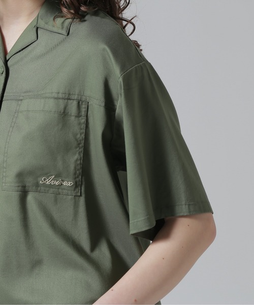 AVIREX ブラウス シャツ 「直営店限定」BACK RIBON TENCEL