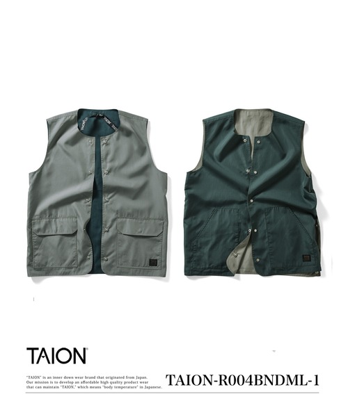 TAION ベスト ジレ 「TAION(タイオン)」「ユニセックス