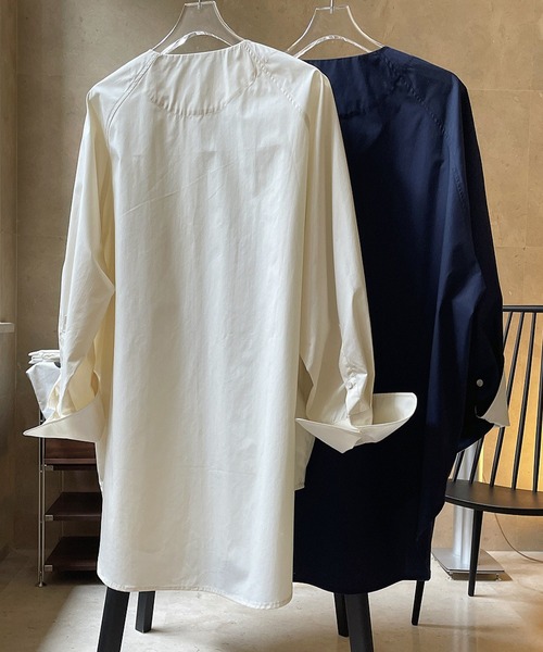 ブラウス シャツ bicolor raglan sleeve shirt レディース SUWDEE ブラウス シャツ bicolor raglan sleeve shirt