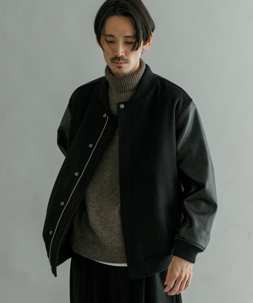 URBAN RESEARCH（アーバンリサーチ） スタジャン MEDIUM ブラック