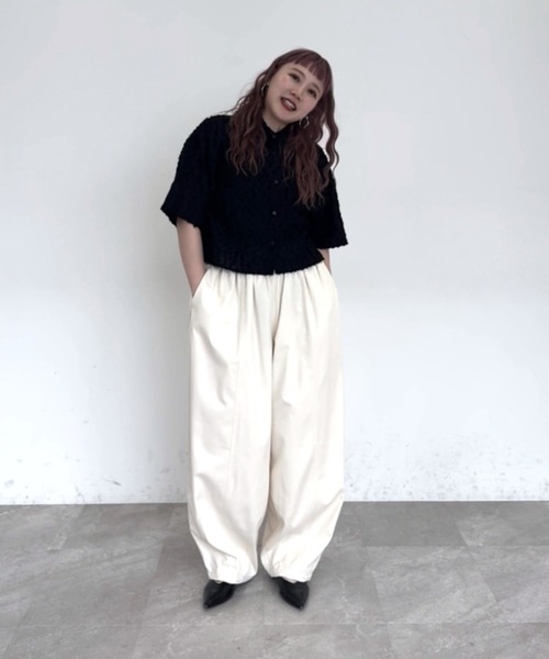 LOWRYS FARM マルチサイズ パンツ ボーイフレンドワイドパンツ