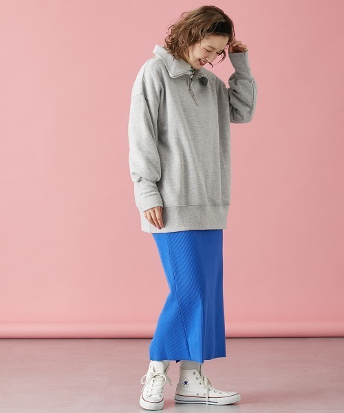 [Le temps riche] [La-BEU] тренировочный cut and sewn L темно-синий женский 