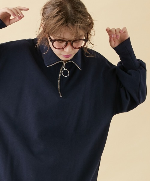 [Le temps riche] [La-BEU] тренировочный cut and sewn L темно-синий женский 