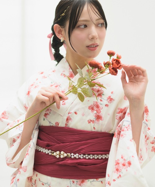 腰紐➕下駄なし　浴衣ジェンヌ 浴衣2点セット 腰紐➕下駄なし 浴衣ジェンヌ 浴衣2点セット - メルカリ