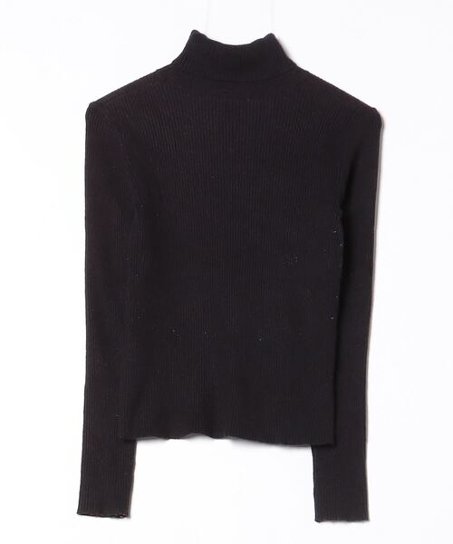 ス*ー様 ブラックタートルネックニット clear タートルネックニット FREE ブラック レディース : ZOZOTOWN