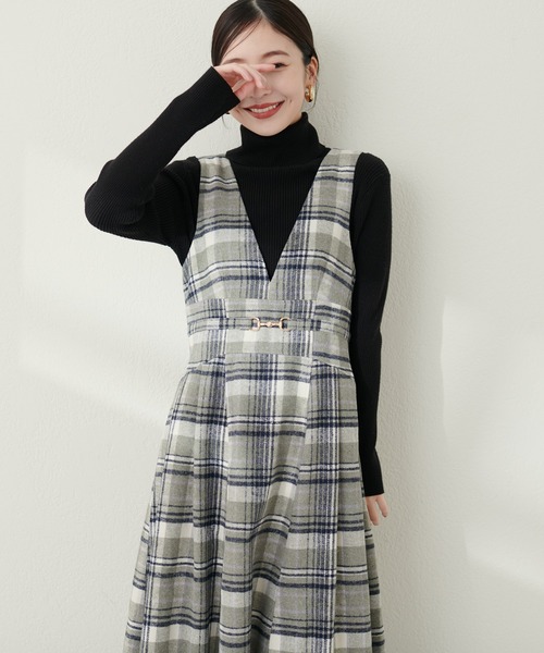 natural couture 「natural couture」 サロペットスカート FREE