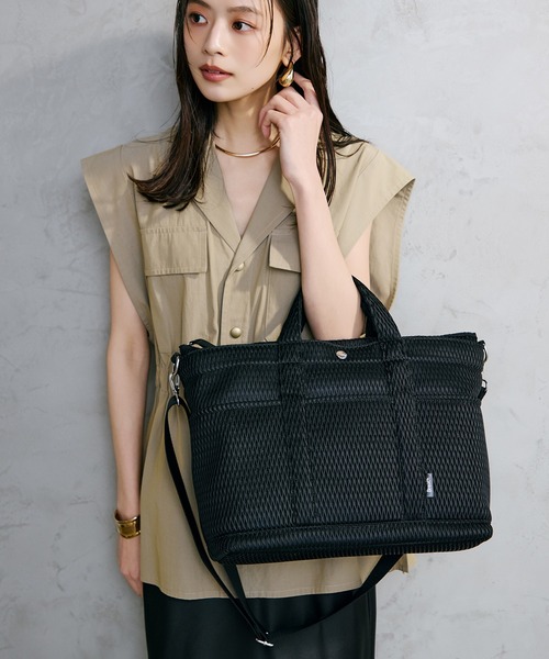 Breath　TOPKAPI　ブラック　美品 TOPKAPI BREATH トートバッグ 「Breath TOPKAPI」ポリメッシュ