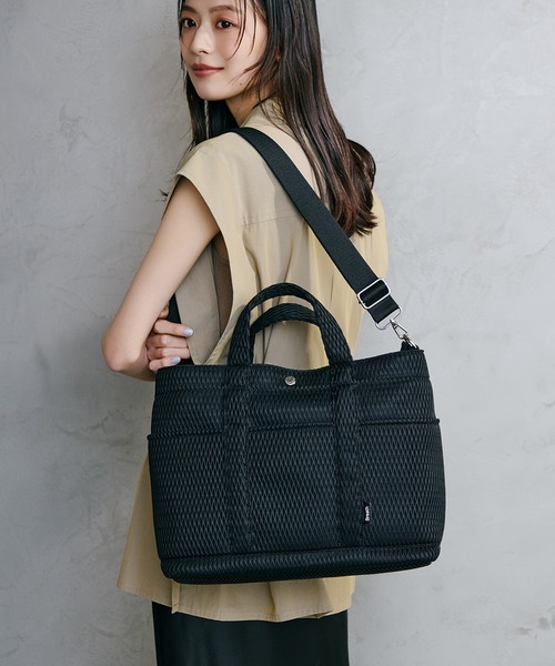 Breath TOPKAPI 黒 エコバッグ A4対応 Breath TOPKAPI /ブレス トプカピ】【A4対応】【撥水】スコッチ