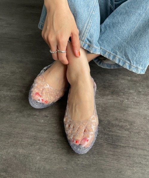 【新品未使用】[MEDUSE/メデュース] JUTAM グリッターラバーサンダル MEDUSE サンダル 「MEDUSE/メデュース」 JUTAM グリッターラバー