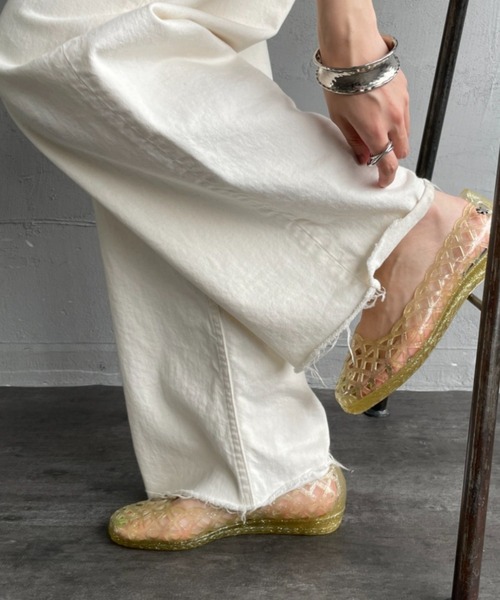 【新品未使用】[MEDUSE/メデュース] JUTAM グリッターラバーサンダル MEDUSE サンダル 「MEDUSE/メデュース」 JUTAM グリッターラバー