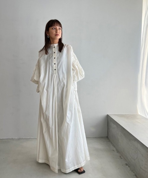 Todayful ロングワンピース 38 TODAYFUL 「TODAYFUL」 長袖ワンピース 38inch ブラウン
