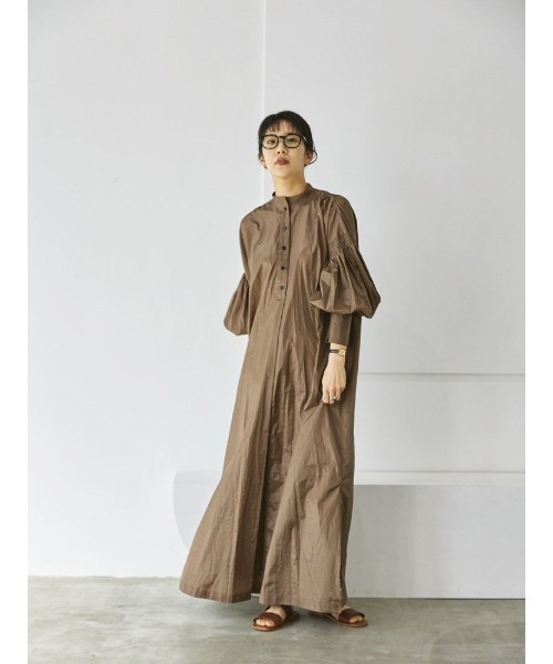 Todayful ロングワンピース 38 TODAYFUL 「TODAYFUL」 長袖ワンピース 38inch マスタード