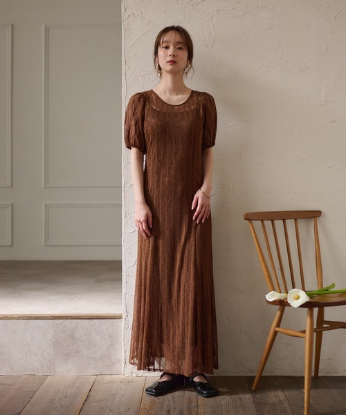 mideal ワンピース lace one-piece / レースワンピース
