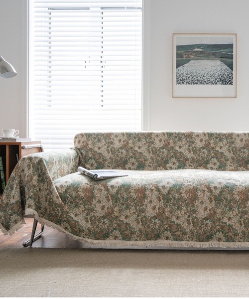 インテリア レトロ花柄ソファークロス 140x180cm : ZOZOTOWN Yahoo!店