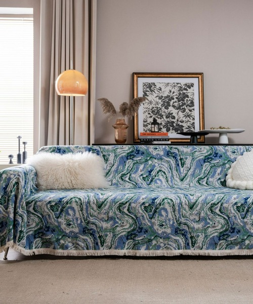 インテリア レトロ花柄ソファークロス 140x180cm : ZOZOTOWN Yahoo!店