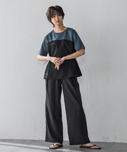 新品、未使用。MAYSON GREY セール】 前後ドッキングコクーンプルオーバー≪手洗い可能