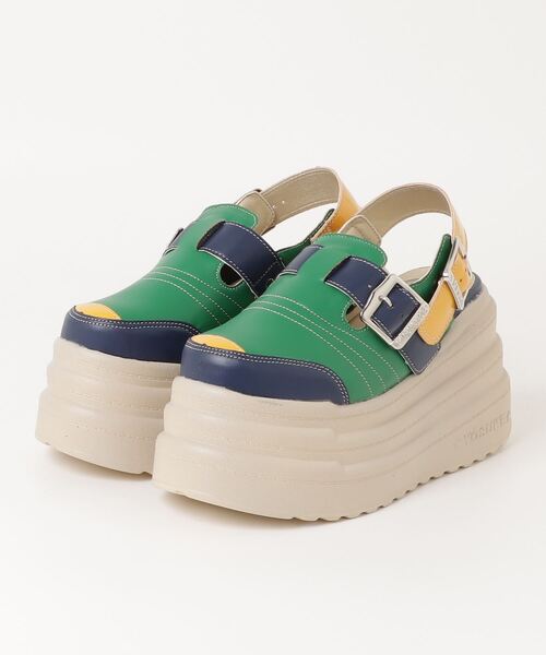 YOSUKE サンダル ヨースケYOSUKEウィメンズ厚底トリプルソールサボ