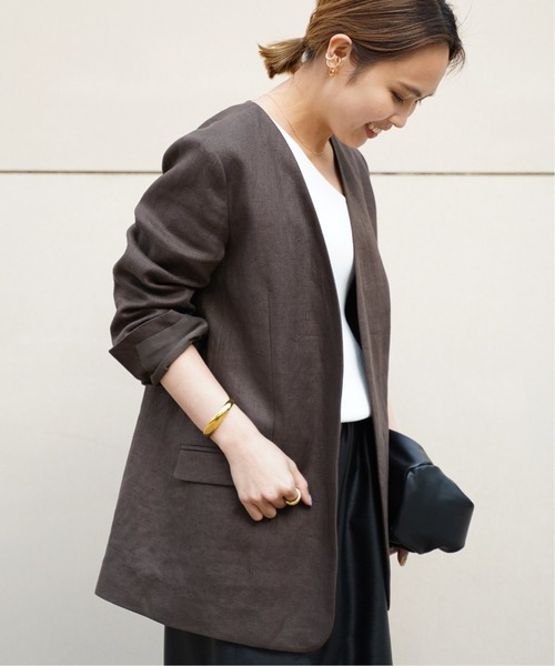 Deuxieme Classe ノーカラージャケット Deuxieme Classe 「Deuxieme Classe」 ノーカラージャケット
