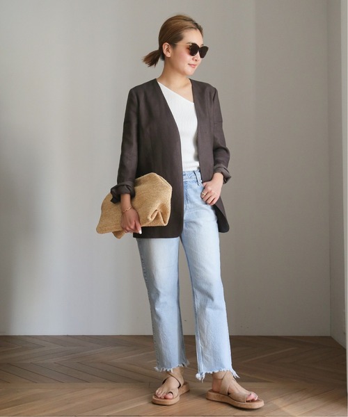 Deuxieme Classe ノーカラージャケット Deuxieme Classe 「Deuxieme Classe」 ノーカラージャケット