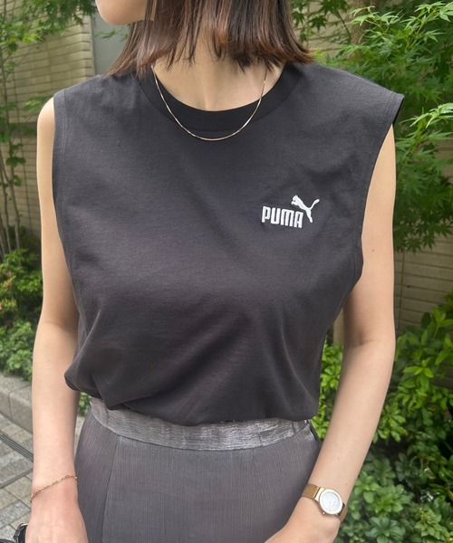 tシャツ 「PUMA」ESS NO.1 ロゴLS Tシャツ レディース メンズ PUMA】ESS NO.1 ロゴLS Tシャツ（Tシャツ/カットソー）｜PUMA