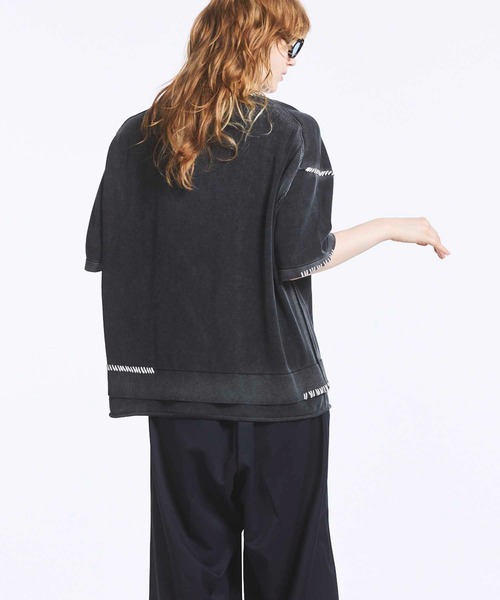 MAISON SPECIAL tシャツ 「UNISEX」High Twist Pigment Bleach