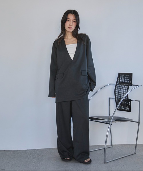 「feepur」 長袖チュニック MEDIUM ブラック レディース