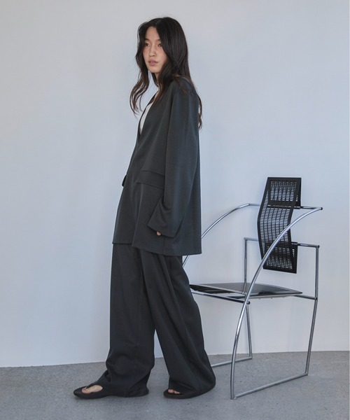 「feepur」 長袖チュニック MEDIUM ブラック レディース