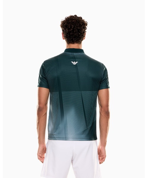 ポロシャツ ポロ 「エンポリオ アルマーニ EA7」Tennis Pro トップス VENTUS7テクニカルファブリック レディース Tennis Pro polo shirt in VENTUS7 technical fabric | EA7