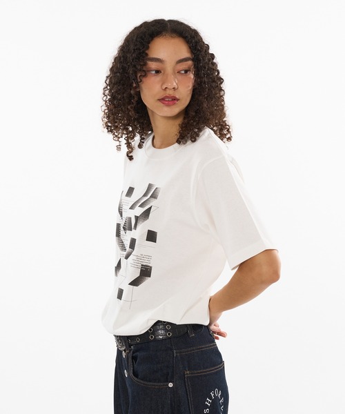 tシャツ DRAW CODE GEOMETRIC DESIGN T / ドローコードジオメトリックデザインTシャツ メンズ レディース | WISH FOR EVER | 10