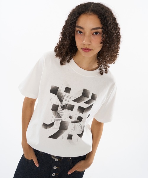 tシャツ DRAW CODE GEOMETRIC DESIGN T / ドローコードジオメトリックデザインTシャツ メンズ レディース | WISH FOR EVER | 08