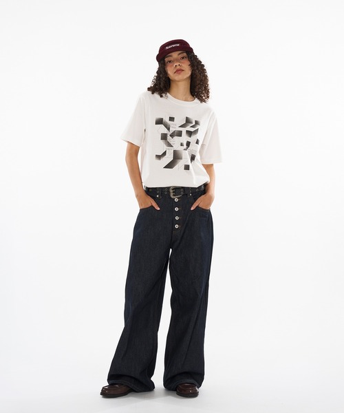 tシャツ DRAW CODE GEOMETRIC DESIGN T / ドローコードジオメトリックデザインTシャツ メンズ レディース | WISH FOR EVER | 16