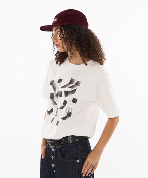 tシャツ DRAW CODE GEOMETRIC DESIGN T / ドローコードジオメトリックデザインTシャツ メンズ レディース | WISH FOR EVER | 18