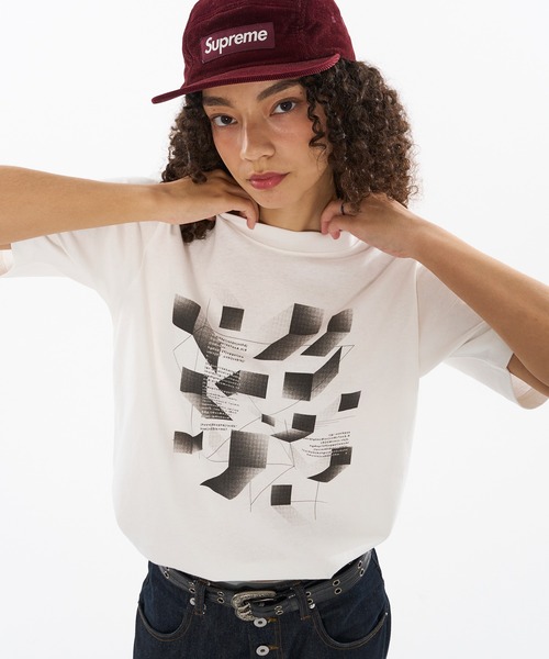tシャツ DRAW CODE GEOMETRIC DESIGN T / ドローコードジオメトリックデザインTシャツ メンズ レディース | WISH FOR EVER | 20