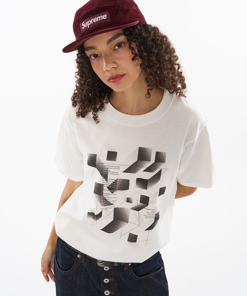 tシャツ DRAW CODE GEOMETRIC DESIGN T / ドローコードジオメトリックデザインTシャツ メンズ レディース | WISH FOR EVER | 21