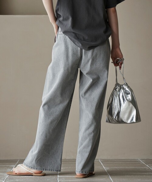 coen パンツ 「人気カラー”グレー”WEB限定再入荷！」コットンレーヨン
