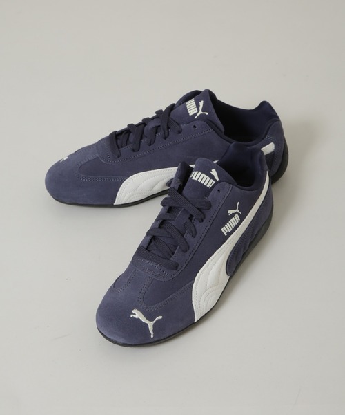 正規品★PUMA★SPEEDCAT スニーカー ロゴ 男女兼用 送料関税込 24AW新作男女兼用【PUMA】SPEEDCAT OG◇ブルーホワイト (PUMA