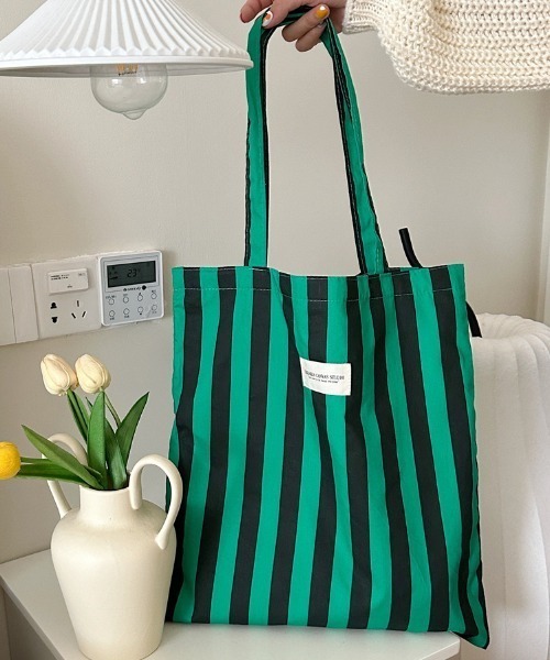 トートバッグ バイカラーストライプ TOTE BAG レディース : ZOZOTOWN