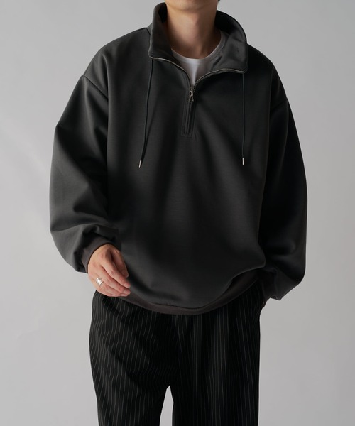 「Lui's」 長袖Tシャツ M チャコールグレー メンズ