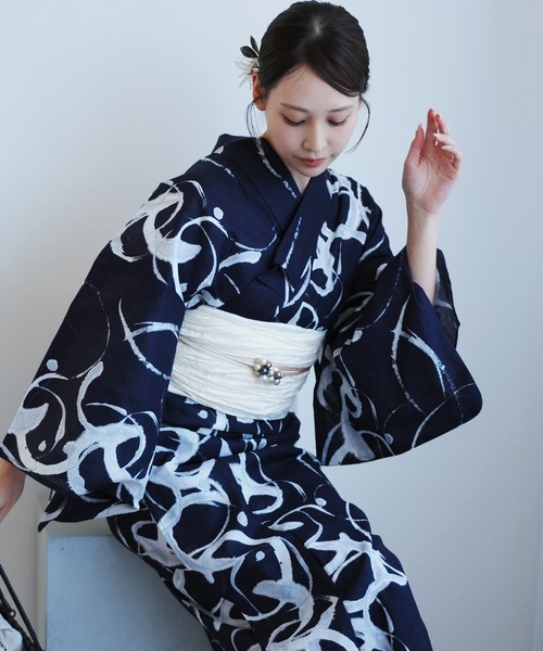utatane 浴衣セット＋おまけ品 utatane 浴衣 レディース セット セパレート 二部式浴衣3点