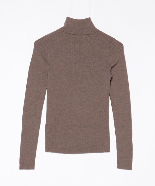「MACPHEE」 タートルネックニット 1 ブラウン レディース_画像2