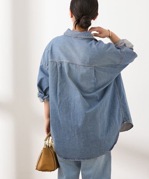 JOURNAL STANDARD L'ESSAGE 23AW デニム シャツ JOURNAL STANDARD L'ESSAGE｜《予約》ウォッシュドデニムシャツ