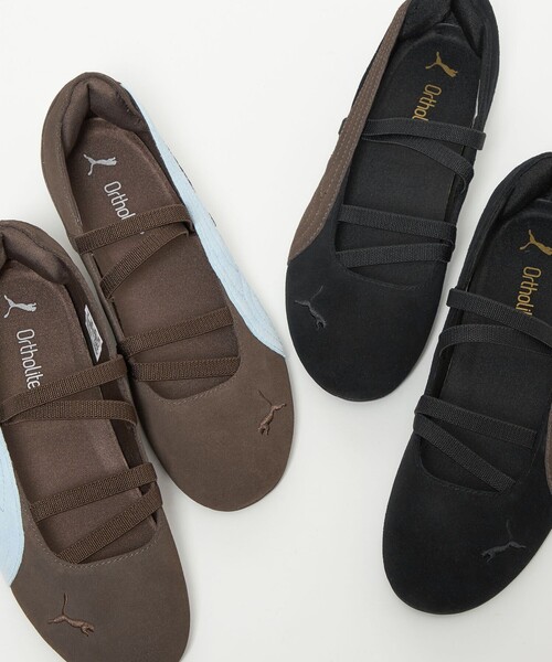 新品未使用PUMAプーマ)スピードキャット バレエ黒Speedcatballet PUMA（プーマ）SPEED CAT Ballet バレエスニーカー（DRESSTERIOR