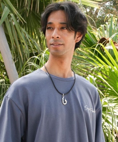 Kahiko（カヒコ） ネックレス 「Kahiko」クロスフィッシュフックMEN'S