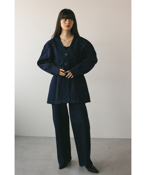 「STYLEMIXER」 デニムパンツ SMALL インディゴブルー レディース