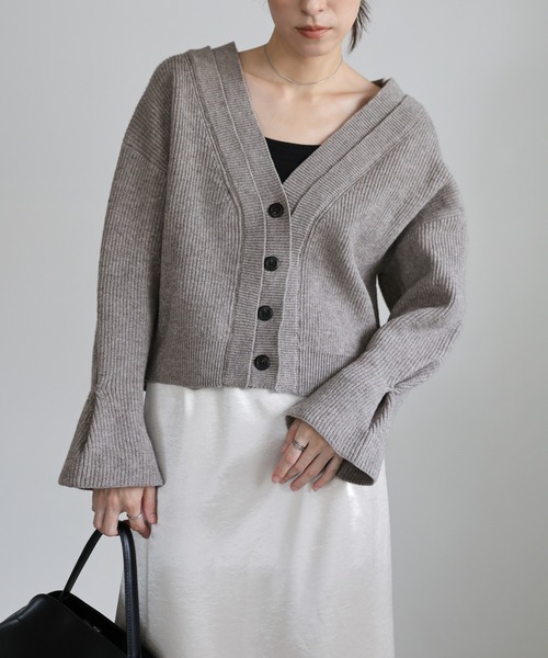 select MOCA（セレクトモカ） カーディガン ダブルカラーカーディガン