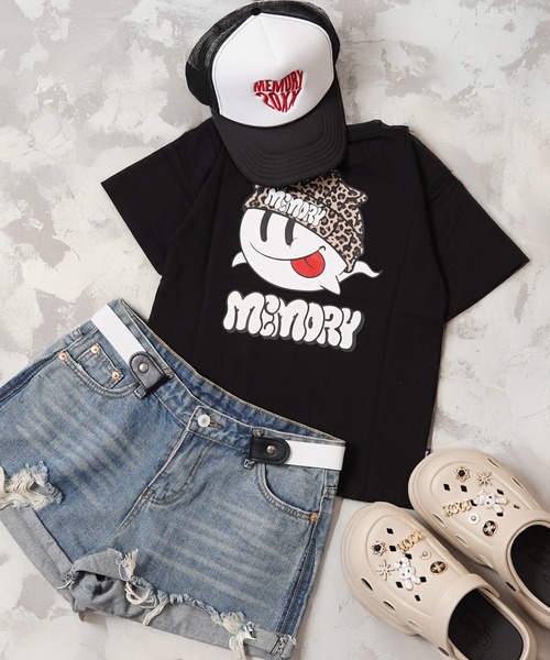 MEMORY tシャツ 「MEMORY」-Kids ＆ Lady's- ヒョウ柄 レオパード
