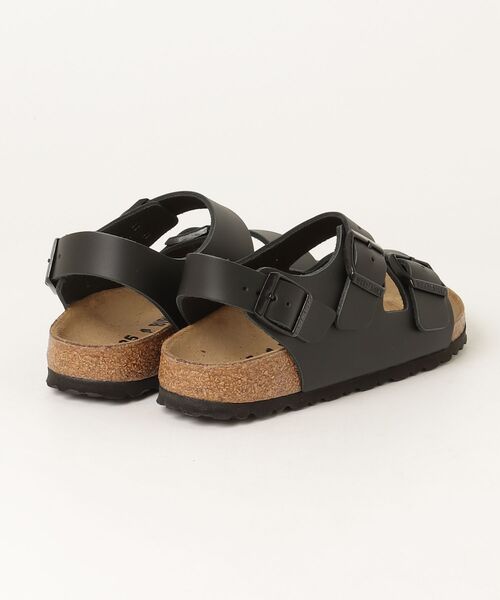 【極美品】BIRKENSTOCK ミラノ サンダル レザー ブラック 39 BIRKENSTOCK（ビルケンシュトック） サンダル 「公式