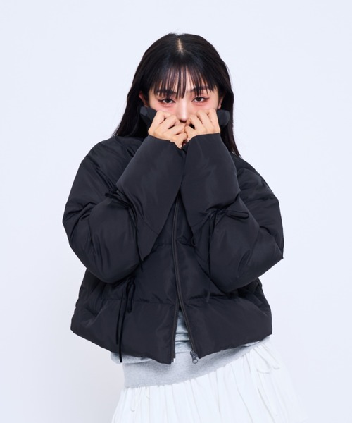 Poly Jam ma1 ma-1 ribbon puffer jacket / リボン中綿ジャケット